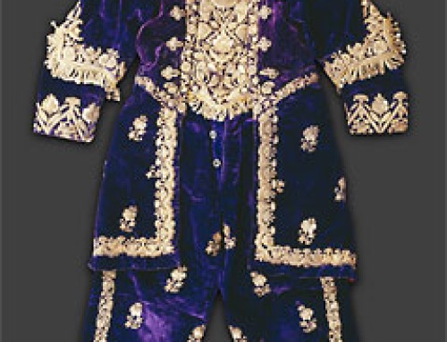 Hijaz boys’ two piece embroidered velvet suit