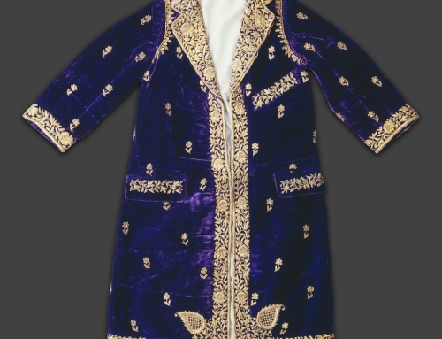 Hijaz boys’ fine silk velvet coat